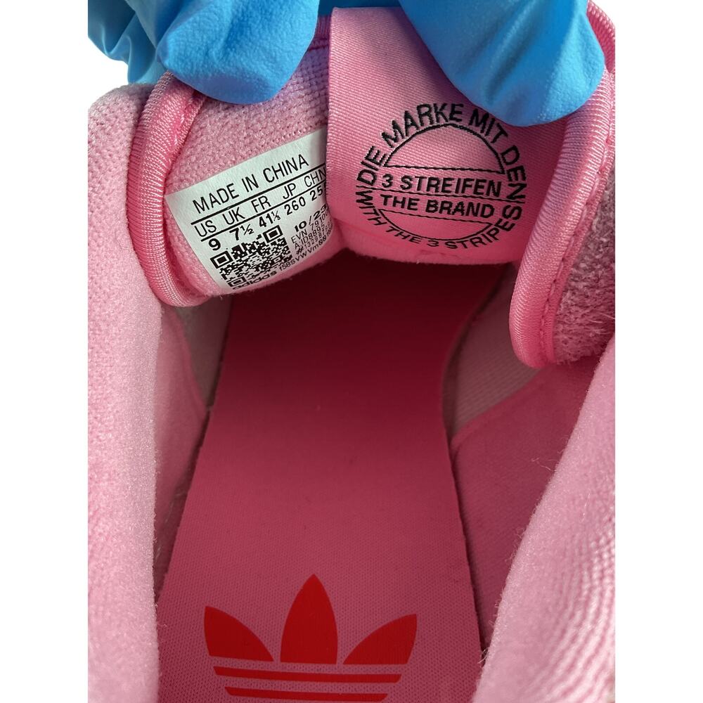 Adidas 'Forum' Pink Suede Low Cl The Grinch Shoes Size 9 - Picture 8 of 9